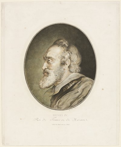 Henrique IV, rei de França e Navarra de Jean Francois Janinet
