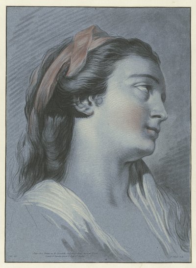 Cabeça de uma jovem mulher
Tête de femme de Jean Francois Janinet