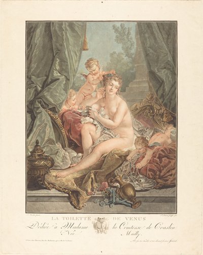 O banheiro de Vênus, 1783. de Jean Francois Janinet
