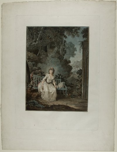 Madame Dugazon na Ópera “Nina, ou La folle par amour” (Nina, ou A Mulher Enlouquecida de Amor) de Jean Francois Janinet
