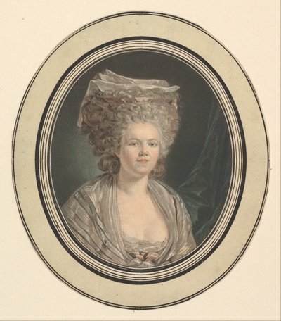 Mademoiselle Rose Bertin, costureira de Marie-Antoinette.n.d. de Jean Francois Janinet