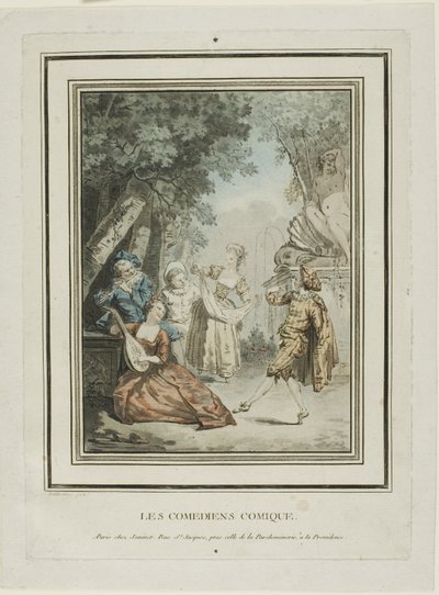 Os comediantes de Jean Francois Janinet
