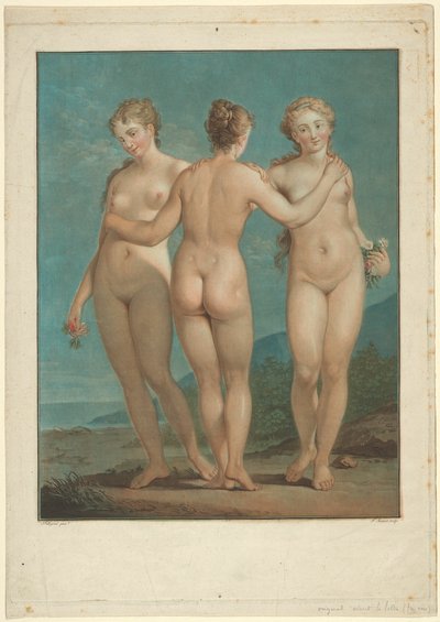 As Três Graças de Jean Francois Janinet