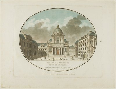 Vista da Sorbonne de Jean Francois Janinet