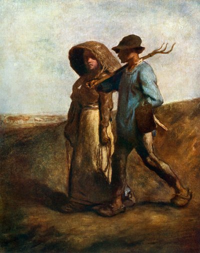 Indo para o Trabalho, c1850-1851, 1912. de Jean Francois Millet
