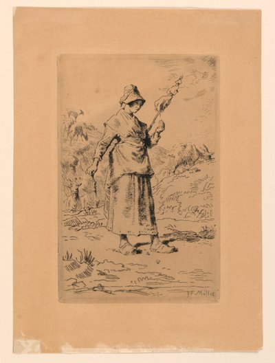 O Spinner de Jean Francois Millet