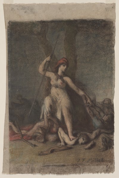 Liberdade, provavelmente 1848. de Jean Francois Millet