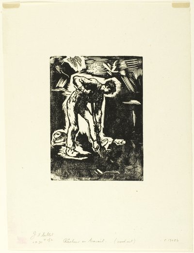 Cavando Camponês de Jean-Francois Millet