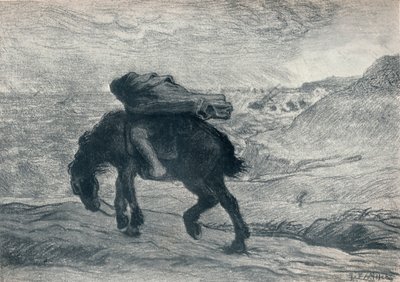 Sol e vento com o século 19 de Jean Francois Millet