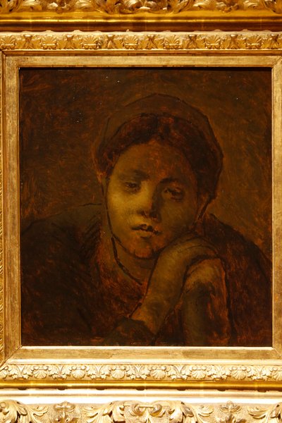 Pastor, descansar, vara, 1872 de Jean Francois Millet