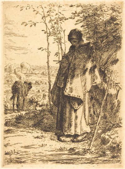 A Grande Pastora (La Grande Bergere) de Jean Francois Millet