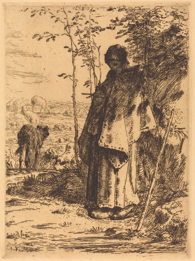 A Grande Pastora (La Grande Bergere) de Jean Francois Millet