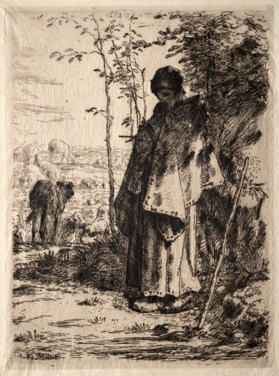 Die große Schäferin von Jean-Francois Millet