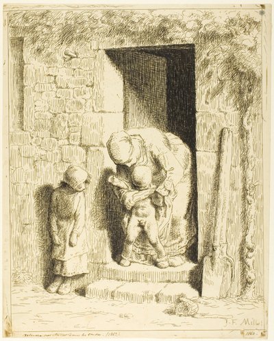 A Precaução Materna de Jean-Francois Millet