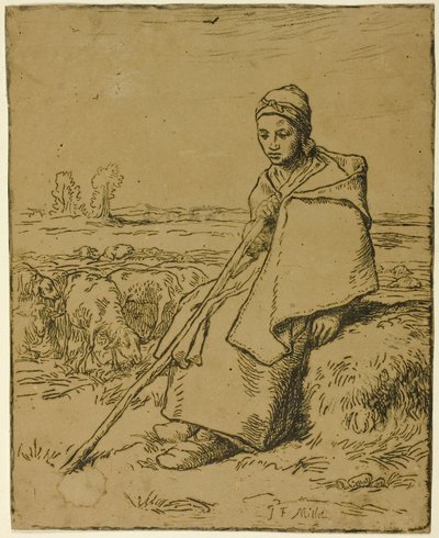 A Pastora de Jean Francois Millet