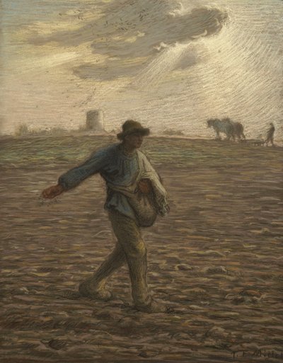 O Semeador, c.1865 de Jean Francois Millet