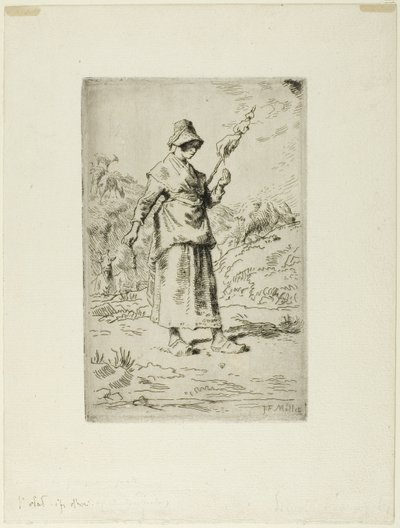 O Spinner de Jean-Francois Millet