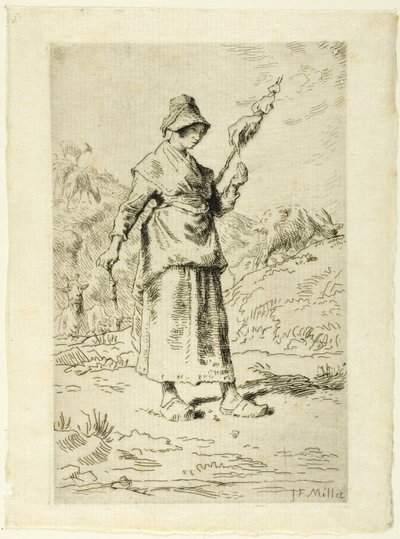 O girador de Jean Francois Millet