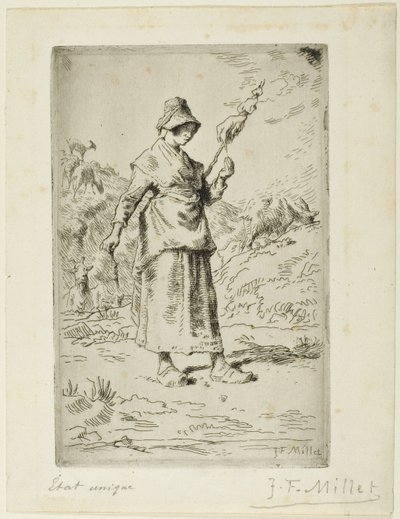 O girador de Jean Francois Millet