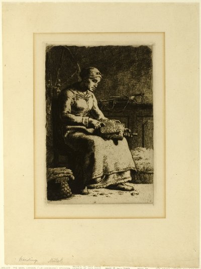 O cardador de lã de Jean Francois Millet