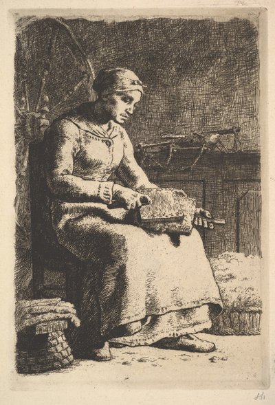 O Cardeal de Lã, 1834-1875 de Jean Francois Millet
