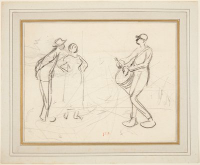 Três figuras de Jean Francois Millet