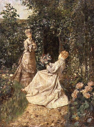No Jardim de Jean Francois Raffaelli