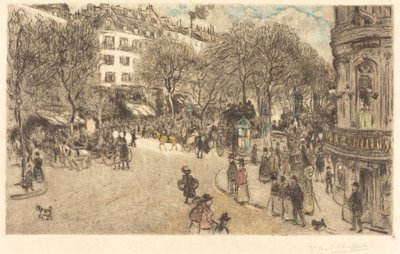A avenida dos italianos de Jean Francois Raffaelli