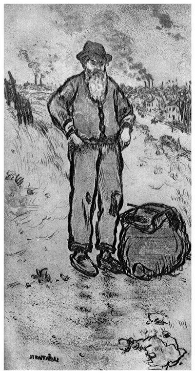 O Chemineau, c1870-1920 1924 de Jean Francois Raffaelli