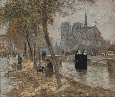 Notre Dame de Paris de Jean Francois Raffaelli
