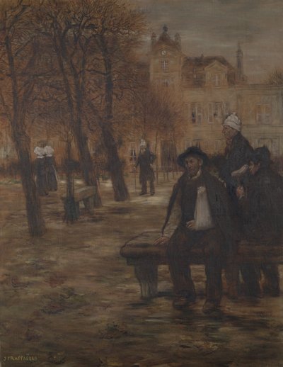 Os velhos convalescentes, c.1892 de Jean Francois Raffaelli