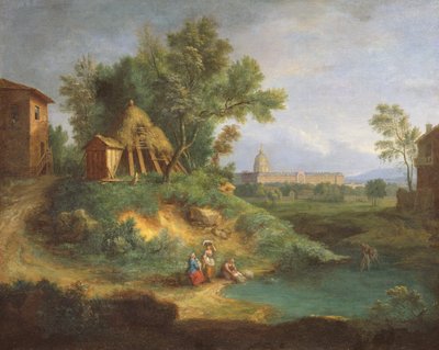 Hotel des Invalides, vista do Grenouillere de Jean Francois, the Younger Millet
