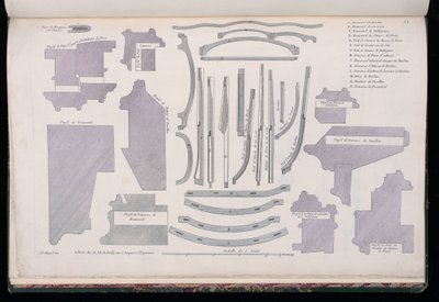 Placa 12, Modelos de Carruagens Luís XV de Jean François Chopard