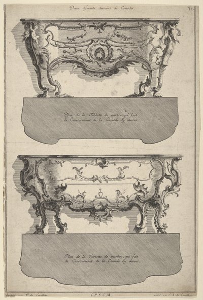Designs for Two Commodes, de 