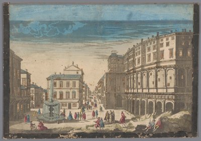 Vista do Teatro de Marcelo em Roma de Jean François Daumont (possibly)