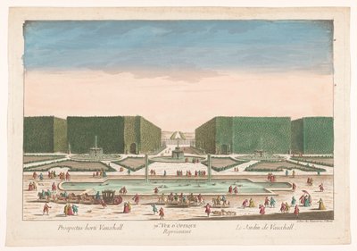Gezicht op Vauxhall Gardens te Londen
76e. Vista óptica dos Jardins Vauxhall (título sobre o objecto) de Jean François Daumont