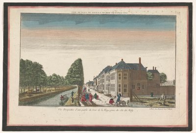 Vista do Haagse Bos em Haia vista do lado sul
Une partie du Bois de la Haye du coté du midy (título sobre o objecto) de Jean François Daumont