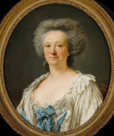 Retrato de Madame Geoffrin 1699-1777, 1787. de Jean François Gilles Colson