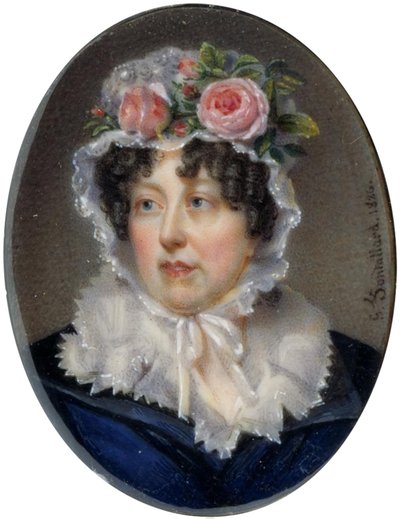 Pulseira com Retrato de Lady Susan Murray de Jean-François Gérard Fontallard