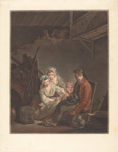 O pássaro privado de Jean François Janinet after Jean Jacques Lagrenée II