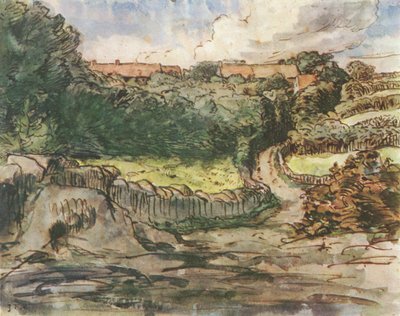 Alemão: A quinta dos primos em Gréville de Jean Francois Millet