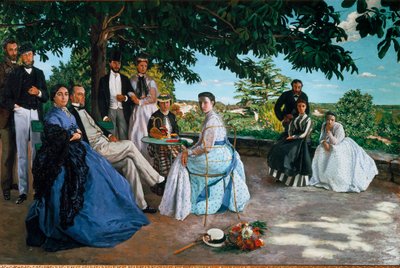 Reunião familiar de Jean Frederic Bazille