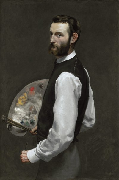 Auto-retrato, 1865-66 de Jean Frederic Bazille
