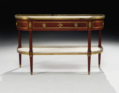 Louis XVI servindo console de Jean Frederic Birckel