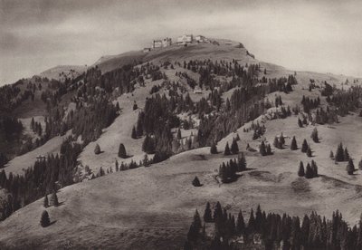 Hotéis Rigi Kulm (foto p/b) de Jean Gaberell