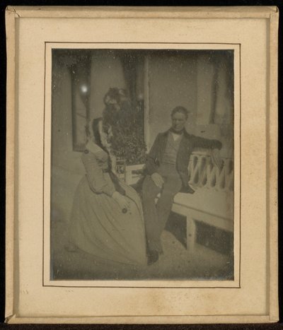 [Retrato de Anna de Westphalen e do seu marido] de Jean Gabriel Eynard