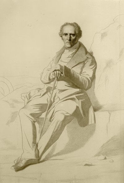 Retrato Charles Fourier de Jean Francois Gigoux