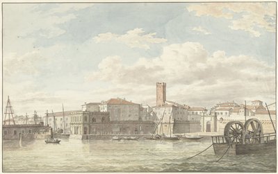 O porto de Civitavecchia de Jean Grandjean