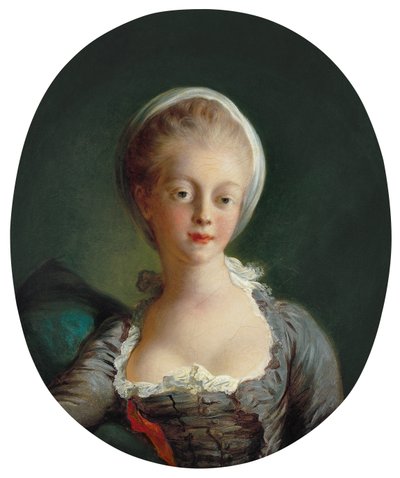 Fragonard - Retrato de uma Jovem Senhora, ca. 1770 - 1772 de Jean Honore Fragonard