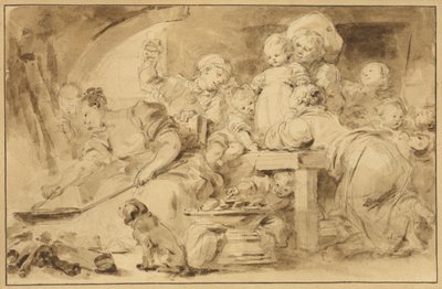 The Pancake Maker de Jean Honore Fragonard